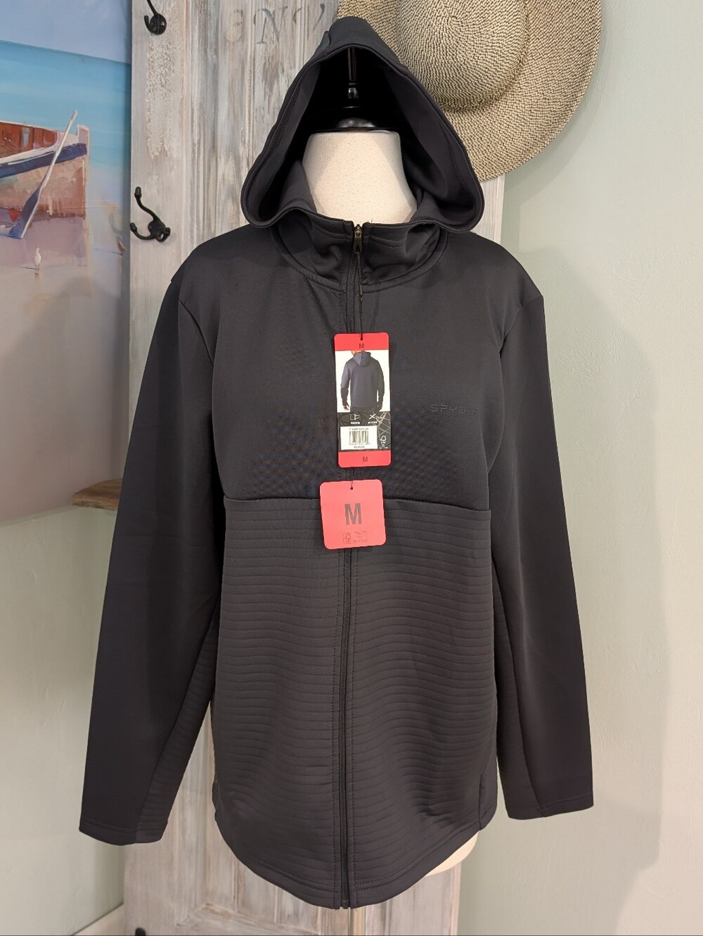 NWT Spyder Active Hooded Zip Jacket